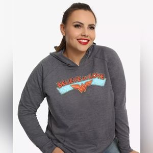 Her Universe Wonder Woman Hoodie Jrs Sz M